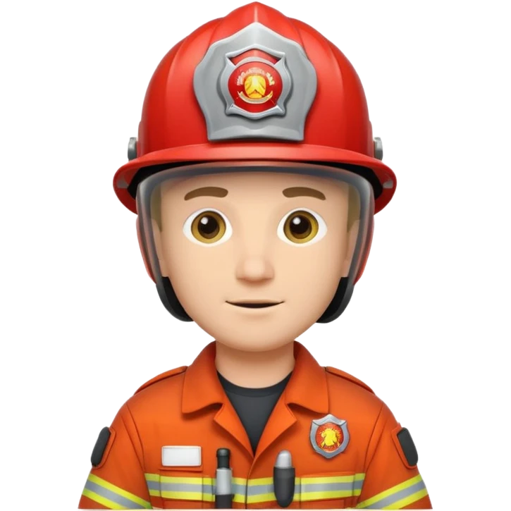 The firefighter hahahaha emoji
