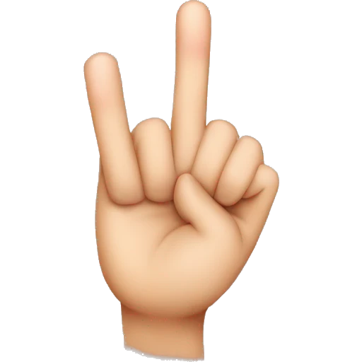 Middle finger emoji but with face emoji