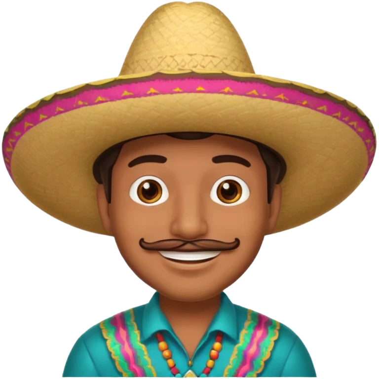 1900's mexican man emoji