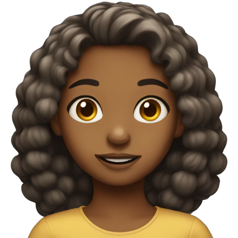 Cute girl emoji
