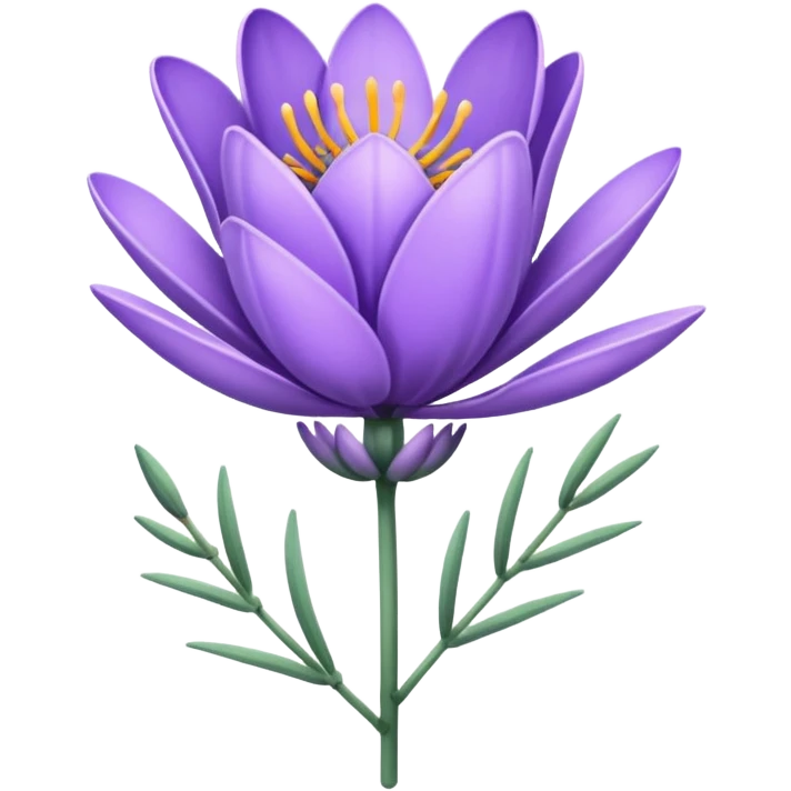 Lavender flower emoji emoji