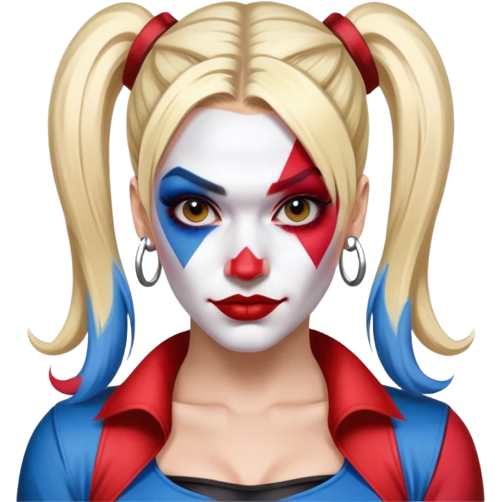 Gwen Stefani in Harley Quinn style emoji