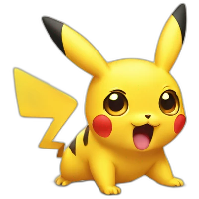 Surprised pickachu emoji