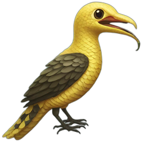 snake bird emoji