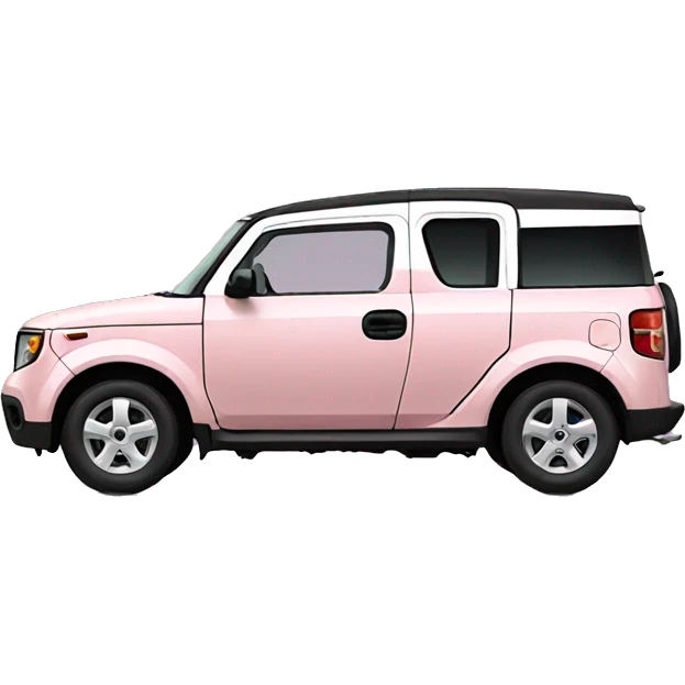 Light pink Honda element  emoji