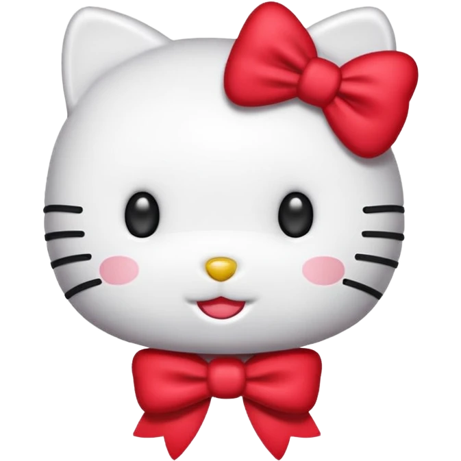 As un emoji de Hello Kitty más parecido  emoji