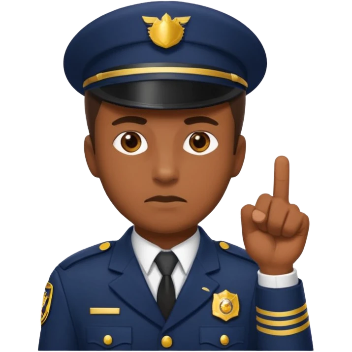 ticket inspector with punch emoji