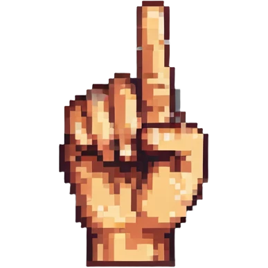 middle finger hand gesture emoji
