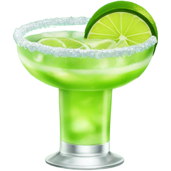Margarita with salted rim  emoji
