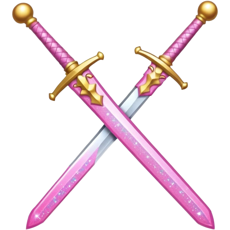 Glitter Sword Pink emoji