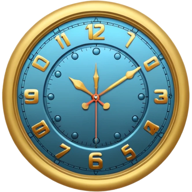Clock it  emoji