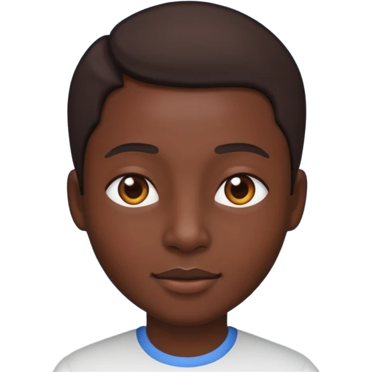 Blackest realistic person emoji