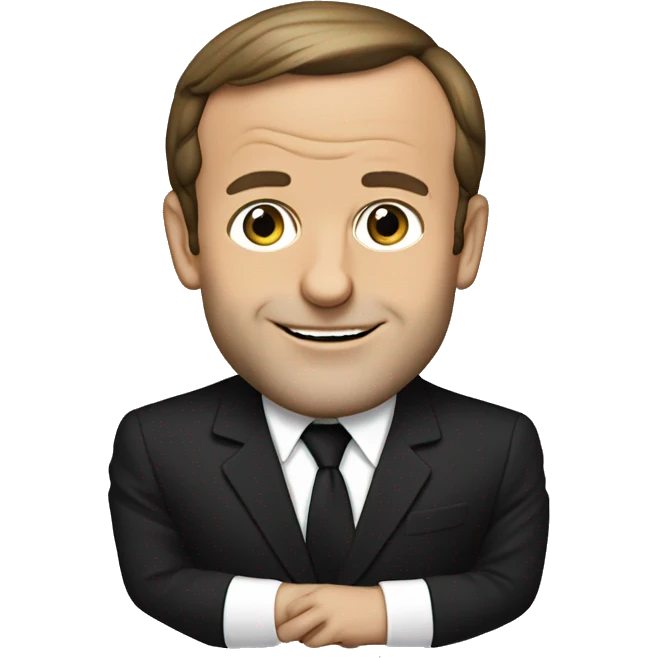 Emmanuel Macron in tutu emoji
