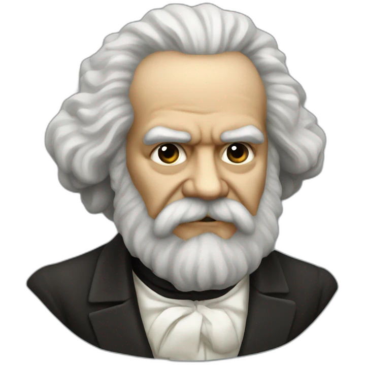 Karl Marx bug naturals emoji