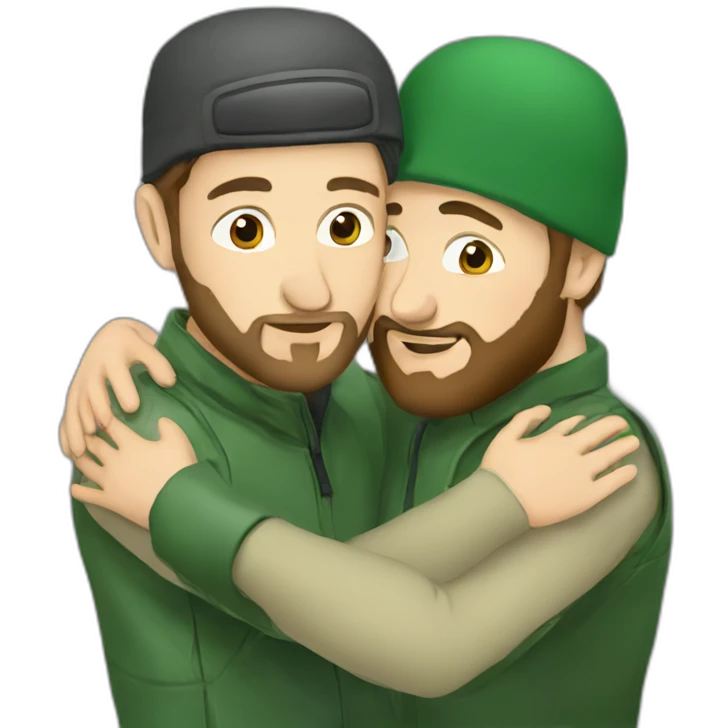 russian hugs chechen emoji