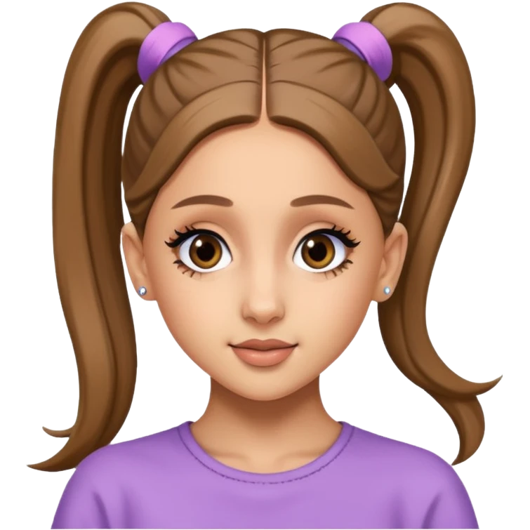 Ariana Grande high ponytail emoji