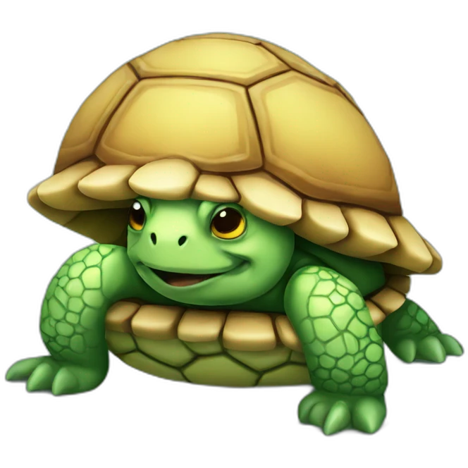sick turtle emoji