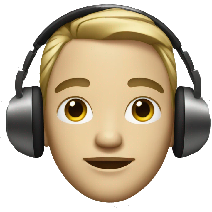 Dj with skin emoji
