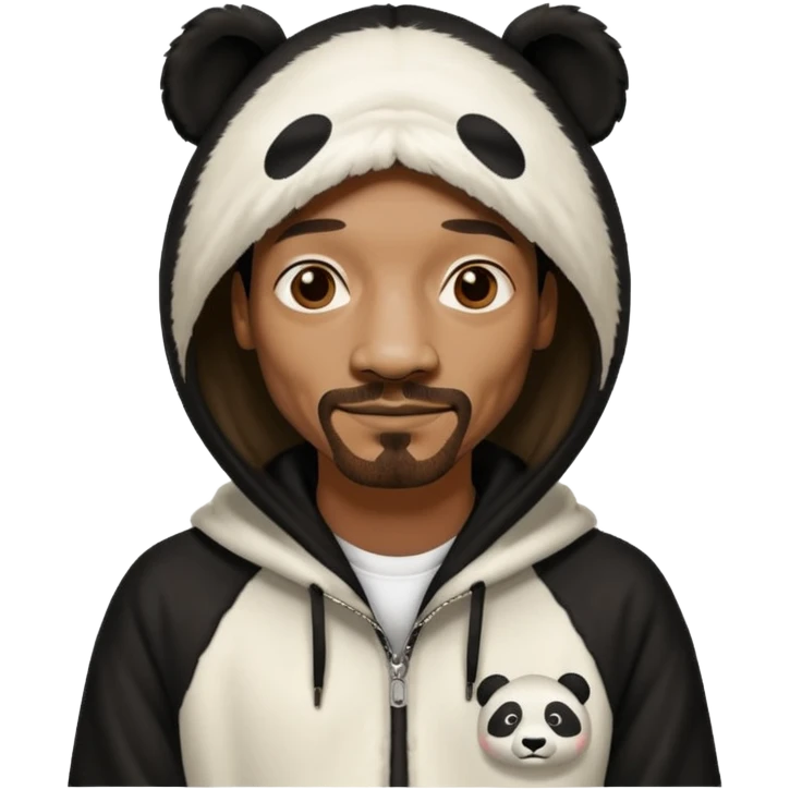 Snoop dog in a panda suit emoji