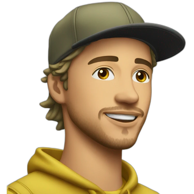 nekfeu avec casquette emoji