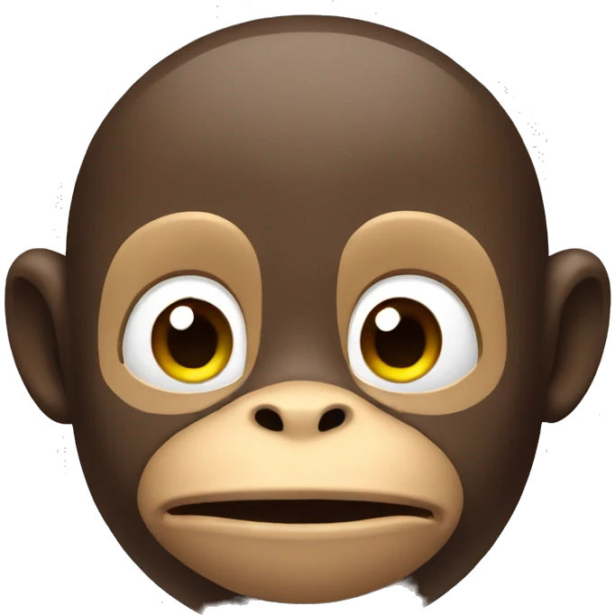 a monkey talk emoji