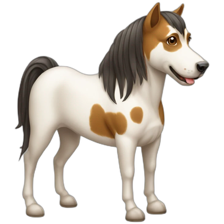 cheval + chien emoji