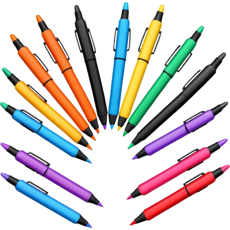 felt-tip pens emoji