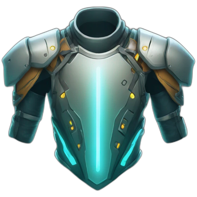 futuristic Technomancer Breastplate emoji