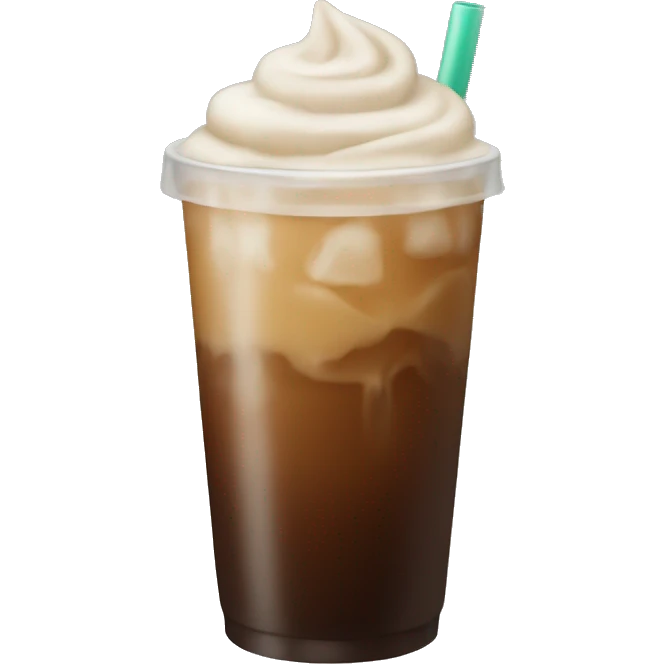 Iced coffee emoji