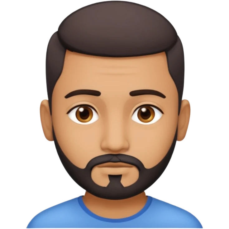 Indian man 25 years old fade hair cut no beared  emoji