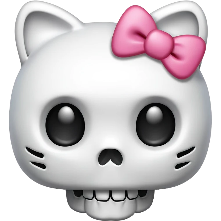 hello kitty skull  emoji