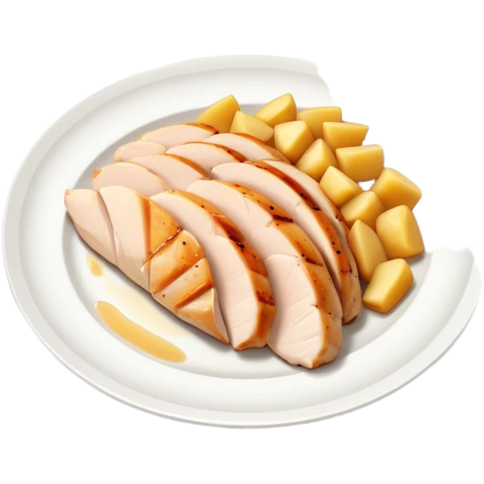 sliced chicken breast emoji