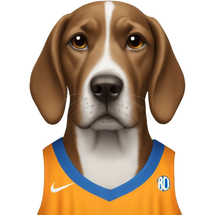dog in a kevin durant jersey  emoji