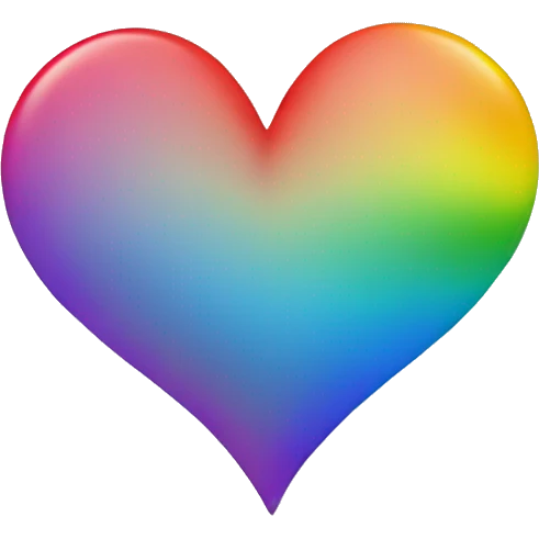 rainbow heart emoji