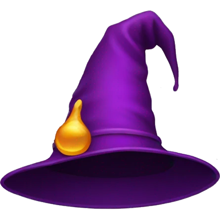 Wizard hat emoji