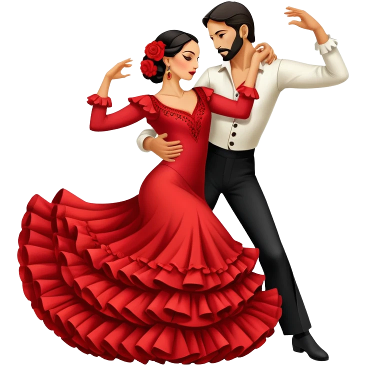 spanish dancing couple emoji