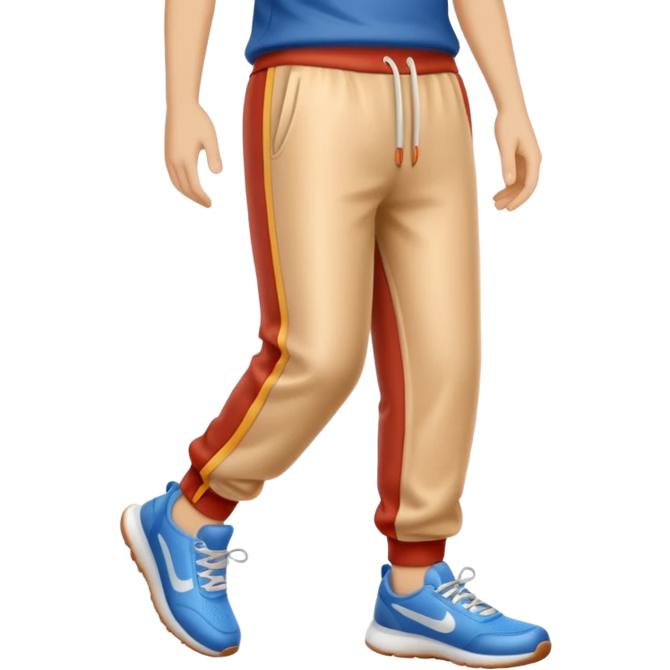 Hotdog in jogger pants emoji