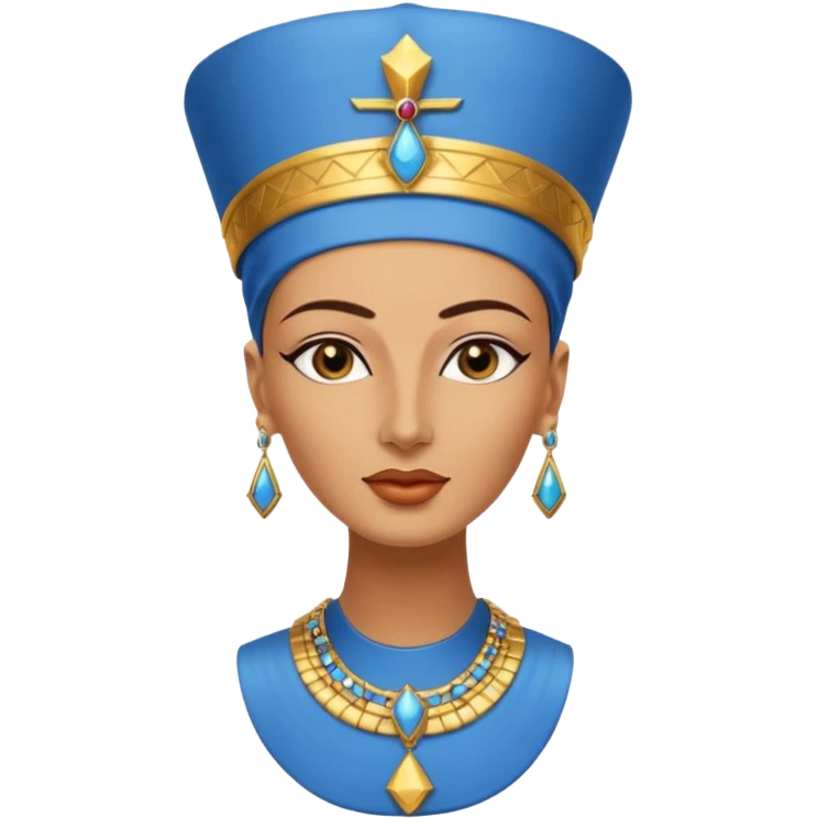 Bust of Nefertiti emoji