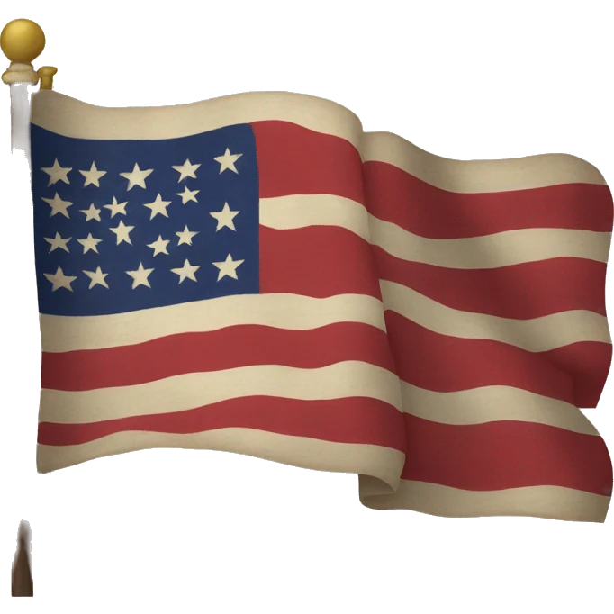 Old Mississippi flag  emoji