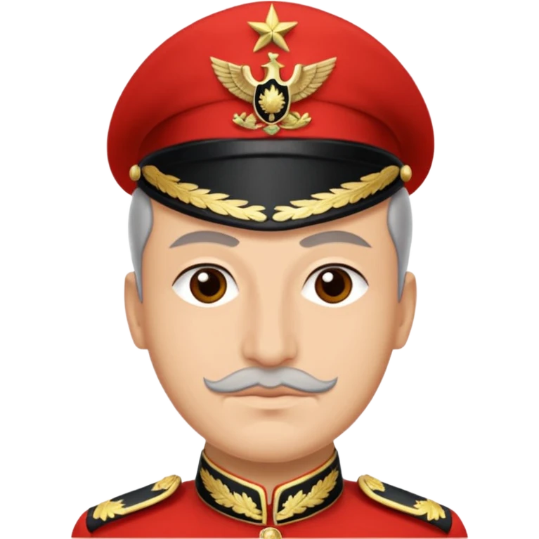 Acemi,asteğmen,tuğgeneral,mareşal rütbeleri emoji