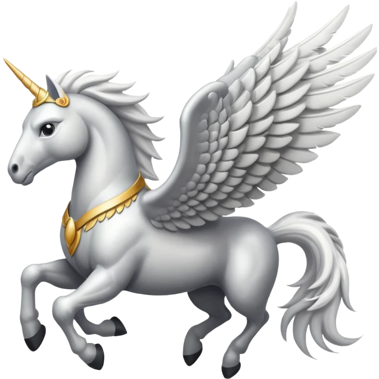 Pegaso imponente emoji