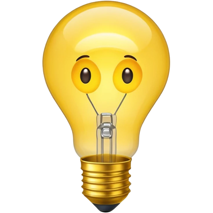 create an emoji that illustrates the word "idea" emoji
