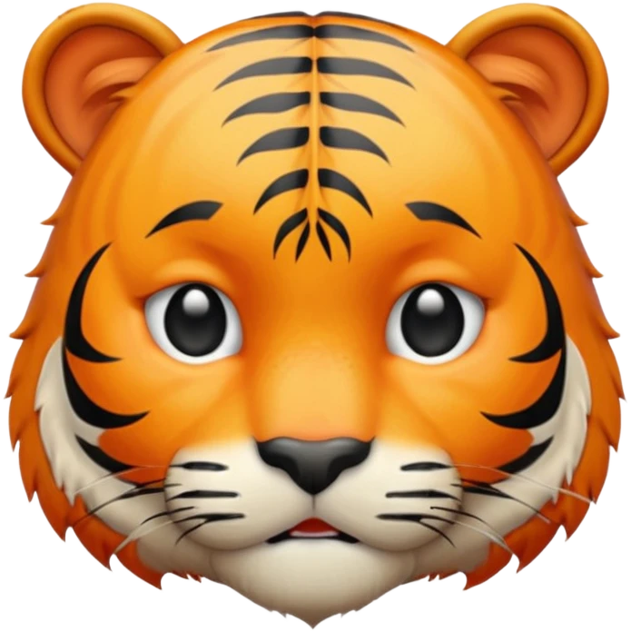 Tête de tigre qui pleure emoji