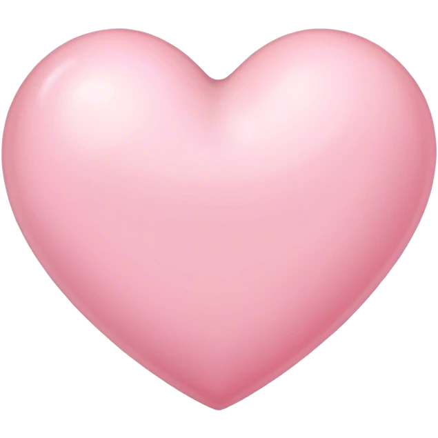 Light pink heart  emoji