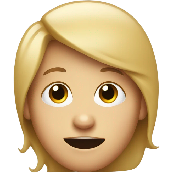 Rolling the eyes while smiling emoji