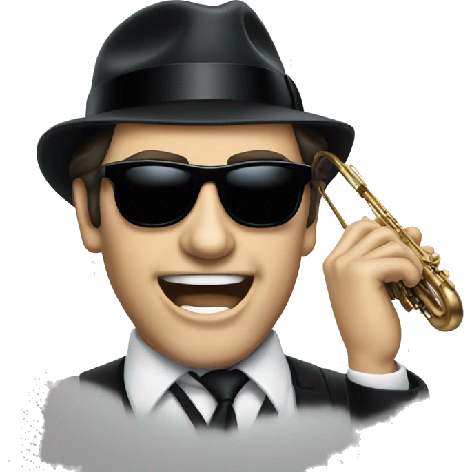 Blues brothers music  emoji