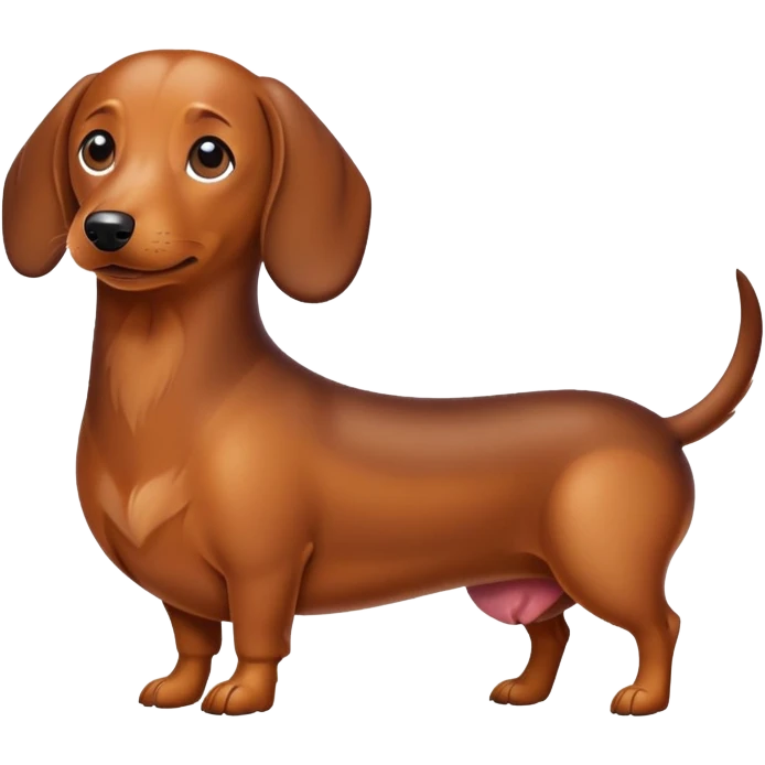 Wiener dog emoji