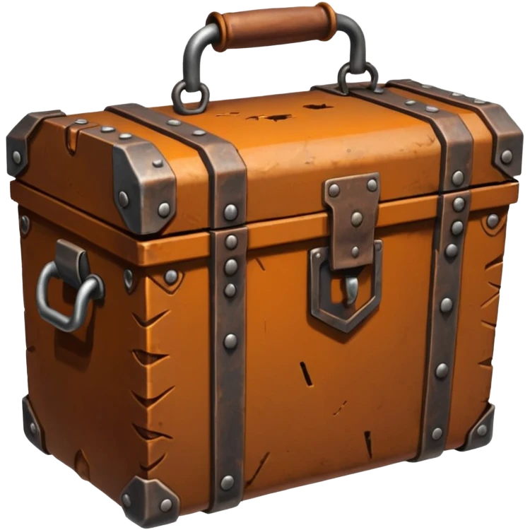 coffre avec de la ferraille cuivre  post apo survie loot  emoji