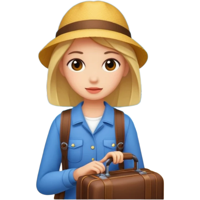 travel aesthetic girl emoji