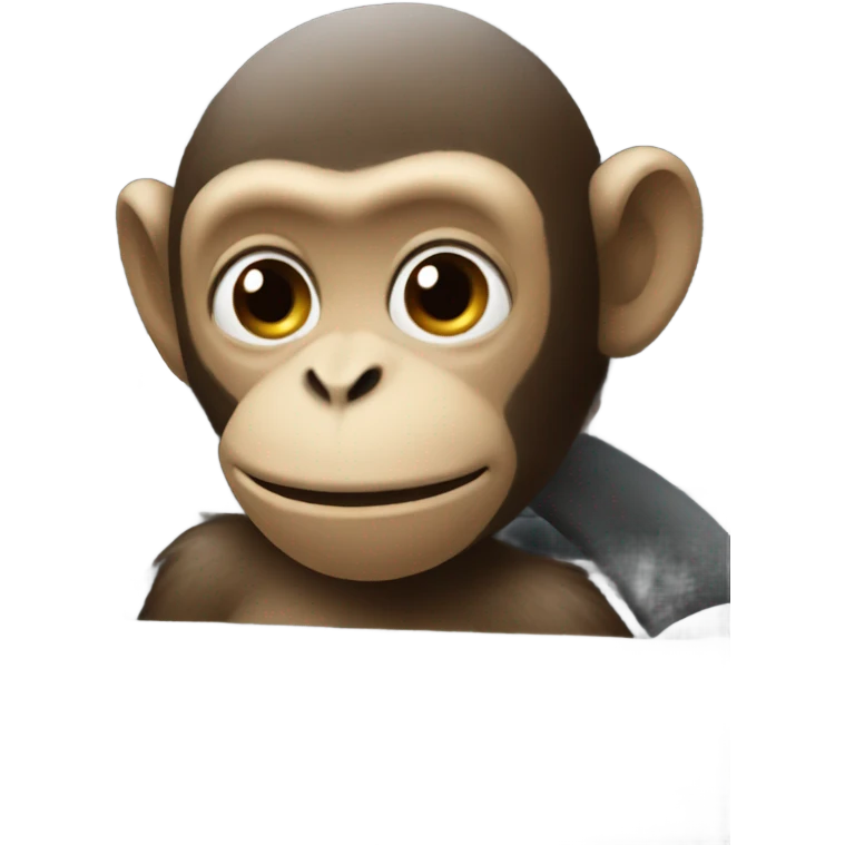 monkey in a car emoji